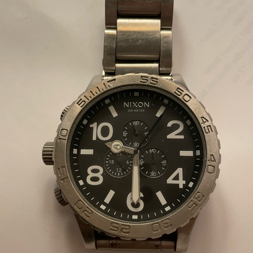 Nixon Watch 51-30 Chrono Stainless Steel.